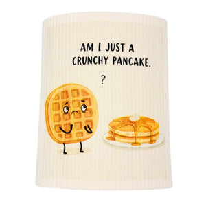 Crunchy Pancake Cartoon Swedish Dishcloths - Funny Decor