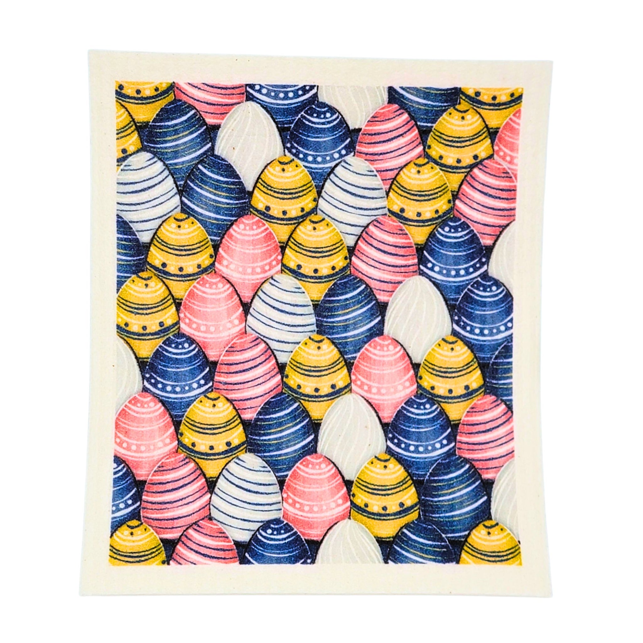 Spring Easter Eggs Swedish Dishcloths - Easter Decor