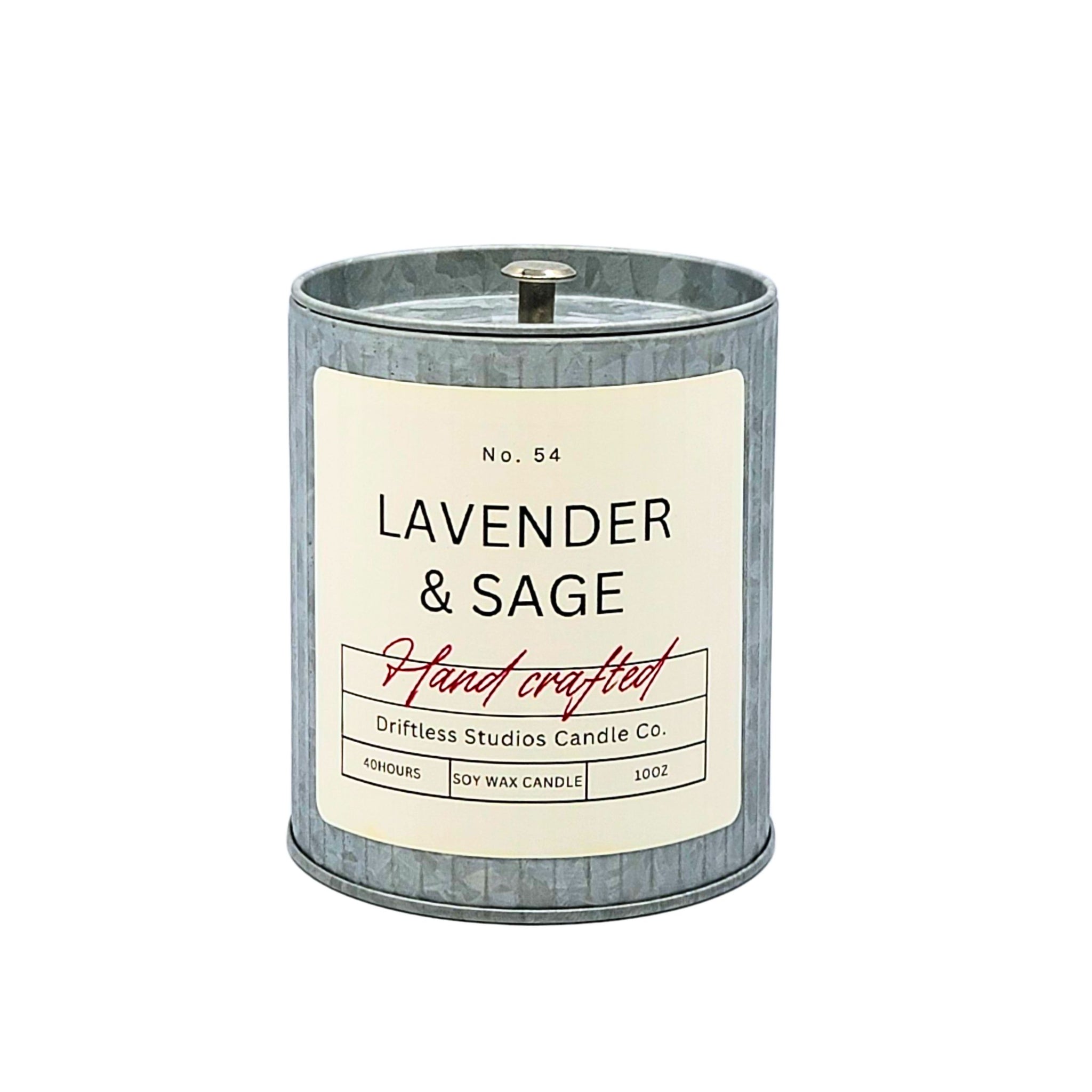 Lavender & Sage Handcrafted Summer Candles - Mothers Day - Driftless Studios