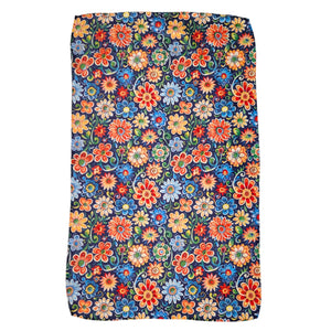 Southwestern Floral Pattern Kitchen Towel + Hanging Loop - WFL048