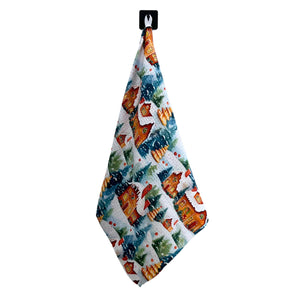 Gingerbread House Christmas Tea Towels With Hanging Loop - WFL051