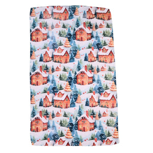 Gingerbread House Christmas Tea Towels With Hanging Loop - WFL051