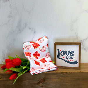 Valentines Gifts & Candy Waffle Weave Towels - Home Decor - WFL072