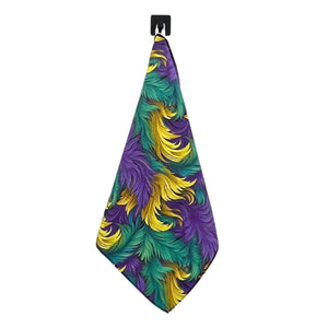 Mardi Gras Masquerade Feathers Waffle Towels - Home Decor - WFL077