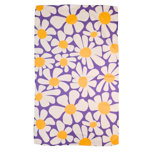 Spring Daisies Brocade Waffle Tea Towels Home Decor - WFL081