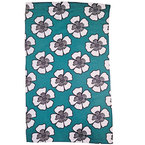 Blissful Bloom Brocade Floral Waffle Tea Towels Home Decor - WFL082