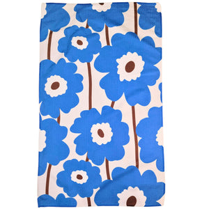 Blooming Poppy Brocade Floral Waffle Tea Towels Home Decor - WFL083