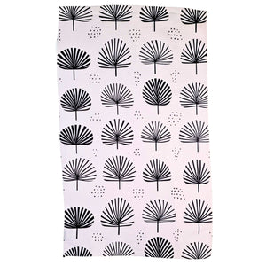 Monochrome Botanicals Bloom Waffle Tea Towels - Home Decor - WFL086