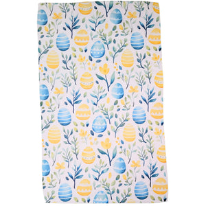 Easter Egg Hunt Waffle Kitchen Tea Towels - Easter Decor - WFL087