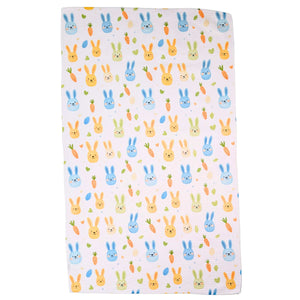 Easter Bunny Kitchen Waffle Tea Towels - Easter Decor - WFL089