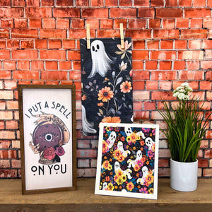 Halloween Ghosts & Fall Flowers - WFL118