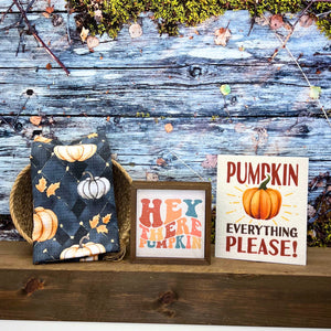 Black Plaid & Pumpkins - WFL121