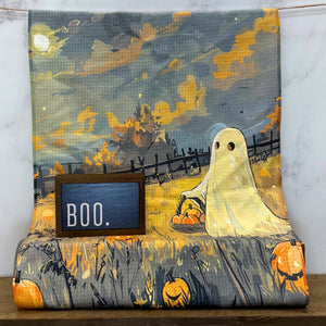 Ghost Picking Pumpkins - WFL126