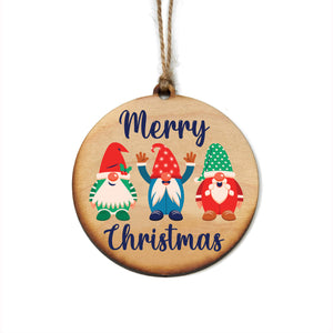 Merry Christmas Gnomes Christmas Ornaments - WW115