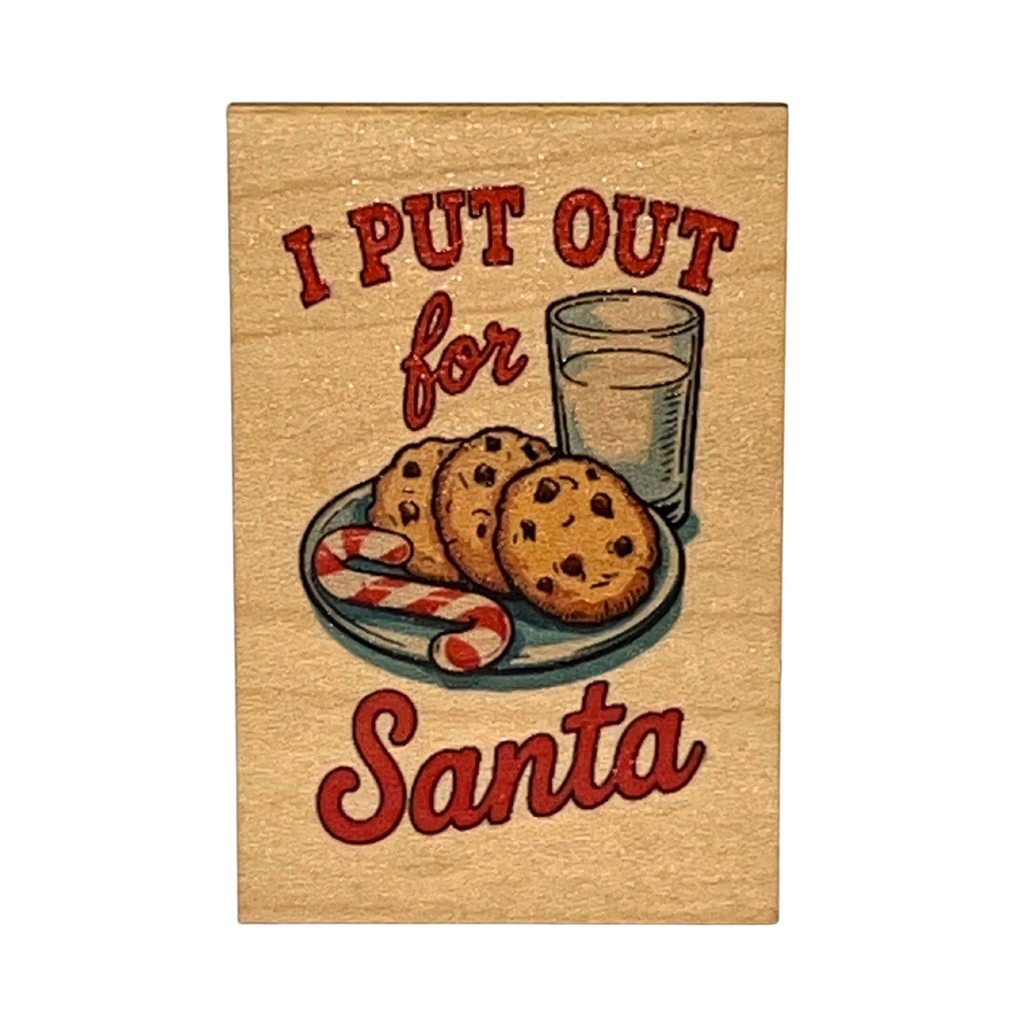 I Put Out For Santa Christmas Decor Funny Magnets 2025 - XM180