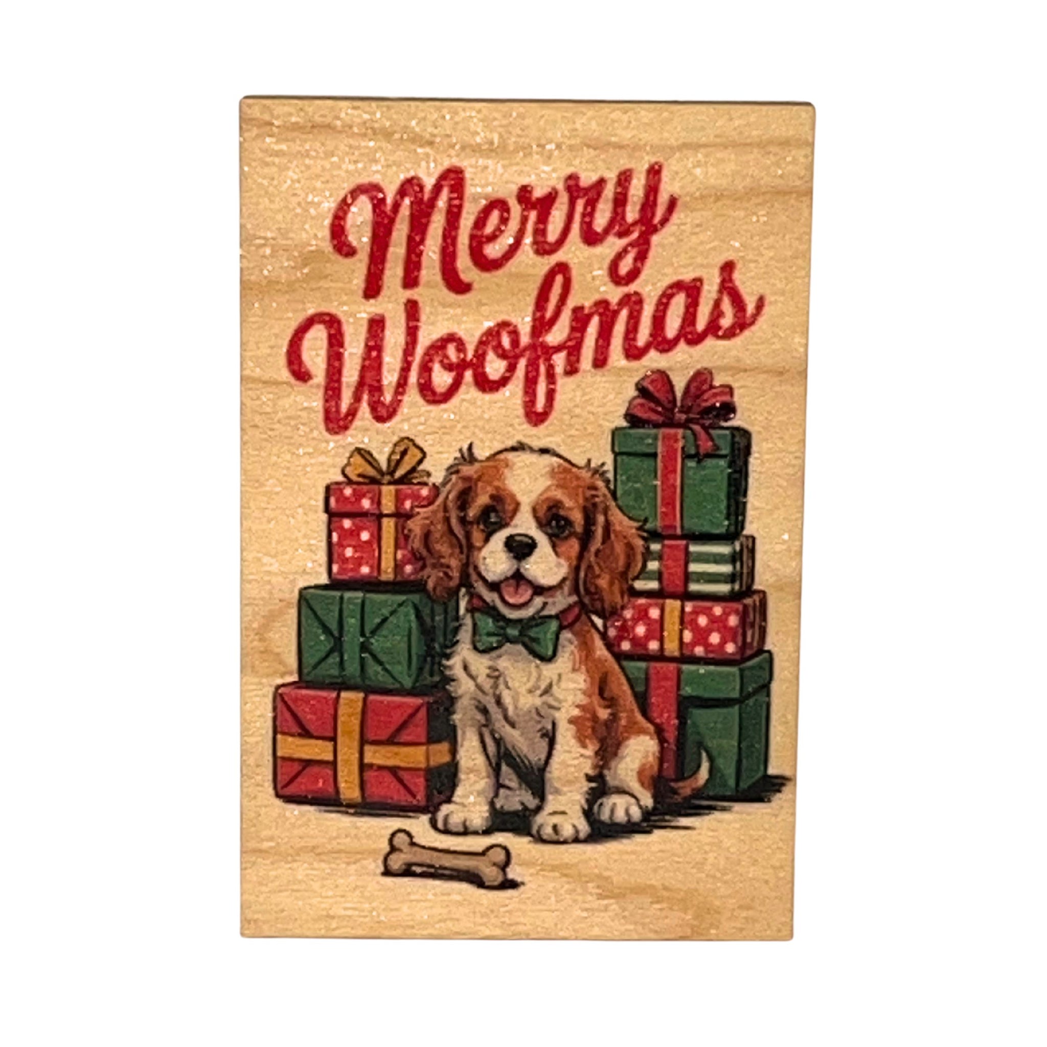 Merry Woofmas Dog Christmas Decor Funny Magnets 2025 - XM185