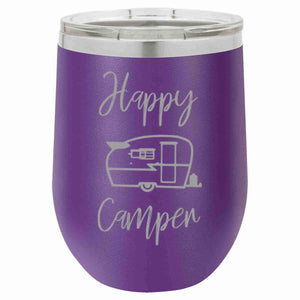 "Happy Camper" 16 oz Wine Mug