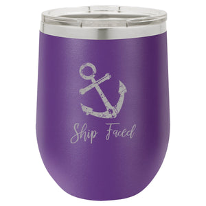 "Ship Faced" 16 oz Wine Mug