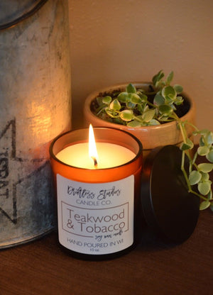 Teakwood & Tobacco Soy Wax Candle