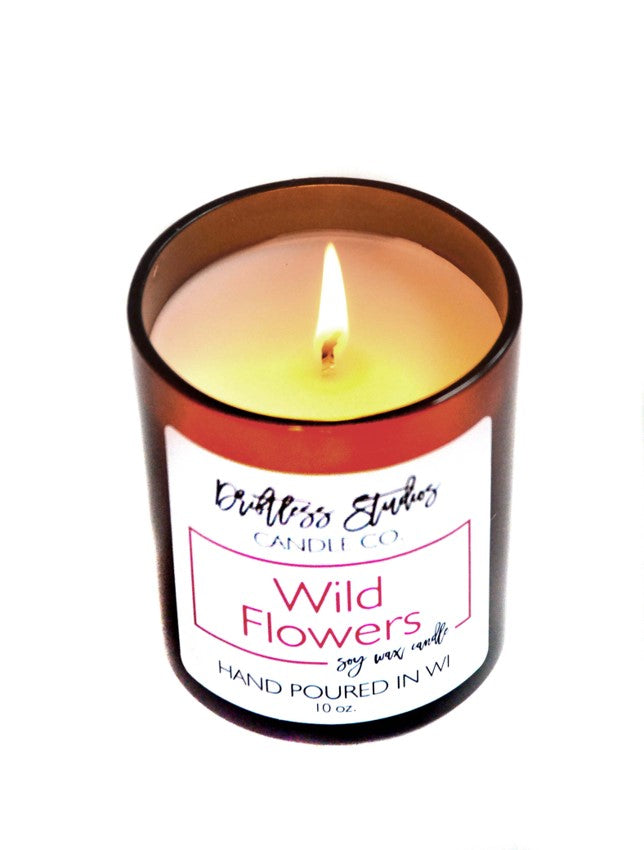 Wild Flowers Soy Wax Candle - Driftless Studios