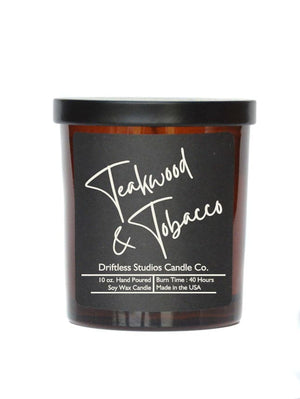 Teakwood & Tobacco Soy Wax Candle