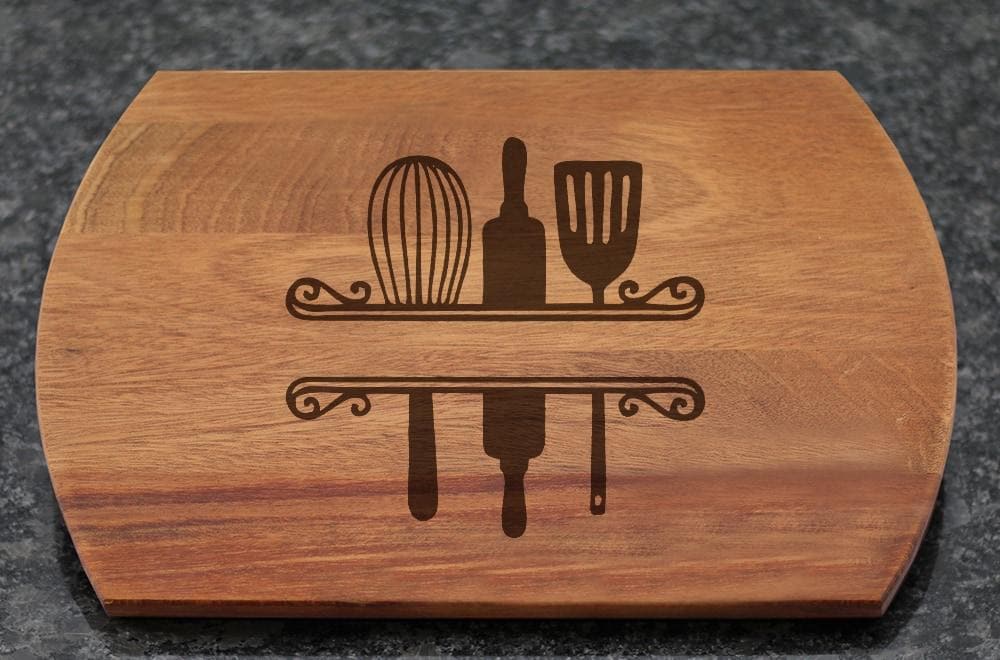 Personalized Kitchen Tools Wood Engraved Cutting Boards – The Photo Gift