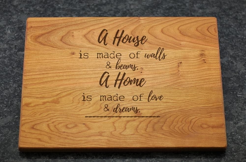 Small Personalized Wood Cutting Board - Unique Wedding Gift- 5th