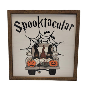 "Spooktacular" 10x10 Wall Art Sign - CW054