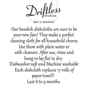 4th of July Pattern Swedish Dishcloth
