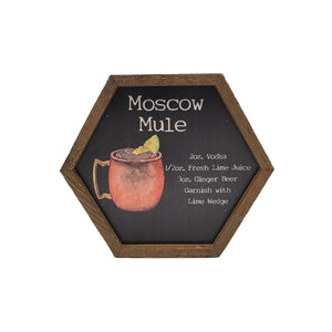 "Moscow Mule" 8x7 Hexagon Sign - EW021