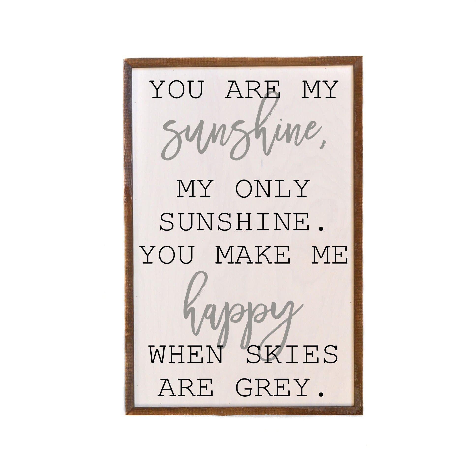 You And Me Wood Sign w/Wire Picture Holder - AW010 - Driftless Studios