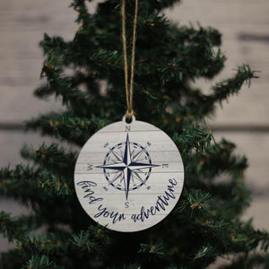 "Find Your Adventure" Christmas Ornament - Driftless Studios