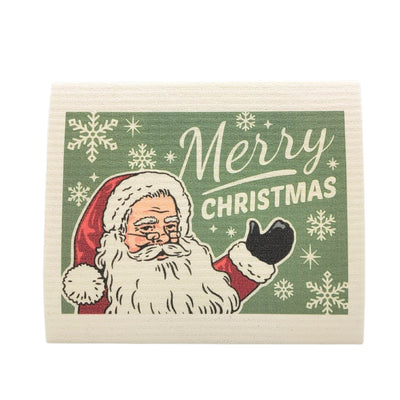 Swedish Sponge Dish Cloth  Santa's Favorite Christmas Bakery