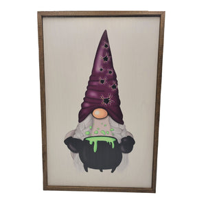 "Pot Of Goo Halloween Décor" 12x18 Wall Art Sign - TMP002