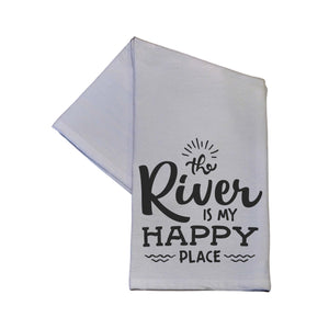 "The River Is My Happy Place" Tea Towel -  TWL089
