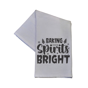 "Baking Spirits Bright" Tea Towel -  TWL094