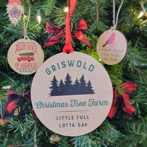 "Griswold Christmas Tree" Mantle or Wreath Ornament - WXL011