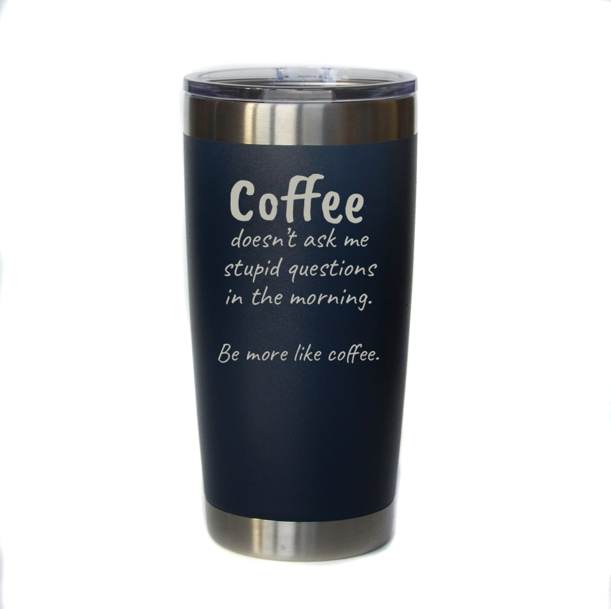 Clear Cold Tumbler – Top of the Mornin Coffee