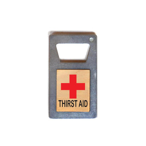 "Thirst Aid" Bottle Opener - ZM007 - Driftless Studios