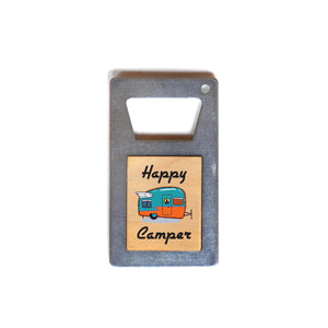"Happy Camper" Bottle Opener - ZM011 - Driftless Studios