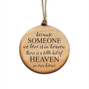 "A Little Bit of Heaven In Our Home" Christmas Ornament - WW022 - Driftless Studios